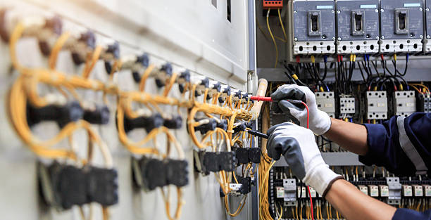Professional Electrician technician working in North Judson, IN